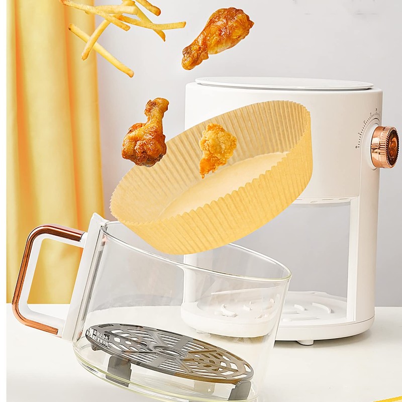 Air Fryer Disposable Paper Liner,Disposable Pads, 6.3 inches gallery