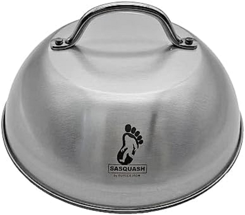 The Sasquash - 6" Heavy Duty Extra Wide Flat Handle Smashed Burger Press - Co... gallery