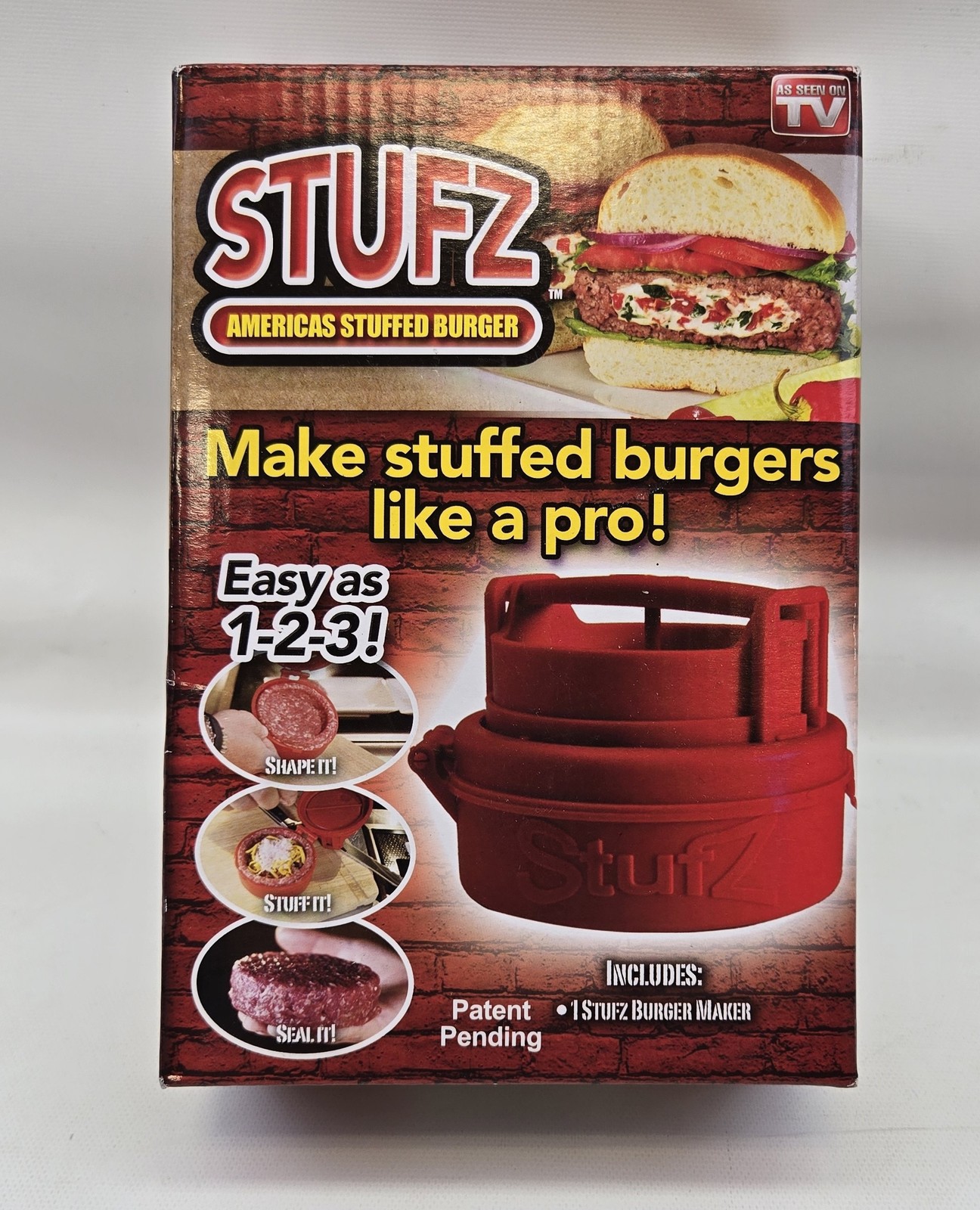 Perfect Bacon Bowl Set w/ Recipe Guide & Stufz Burger Maker Kitchen Cooking Tool gallery