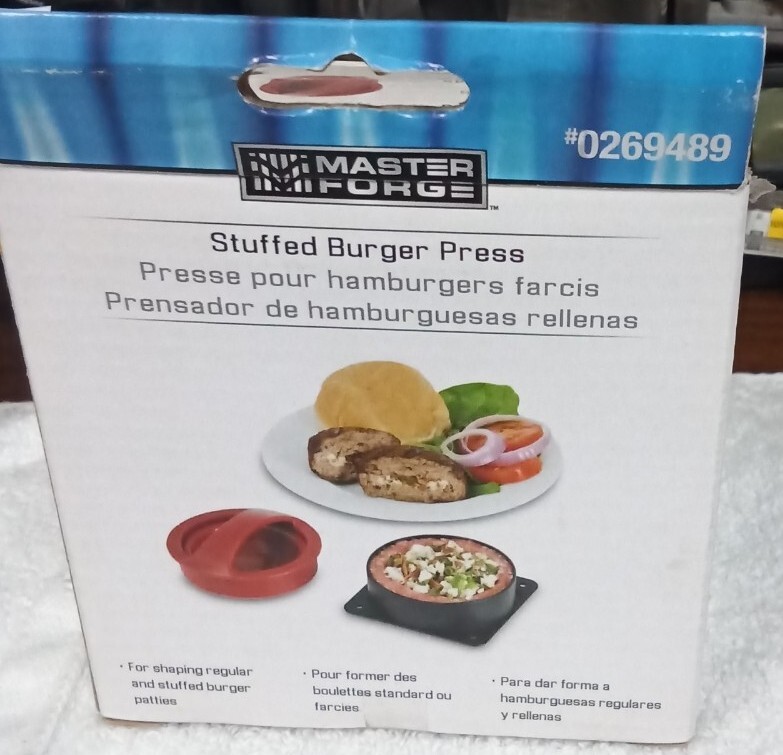 Burger Press Regular Shape & Stuffed Burger Patties by Master Forge gallery