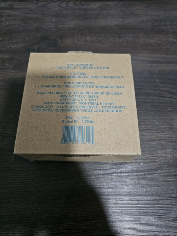 Avon Char-Broil Burger Stuffer. New in box. fast Free shipping gallery