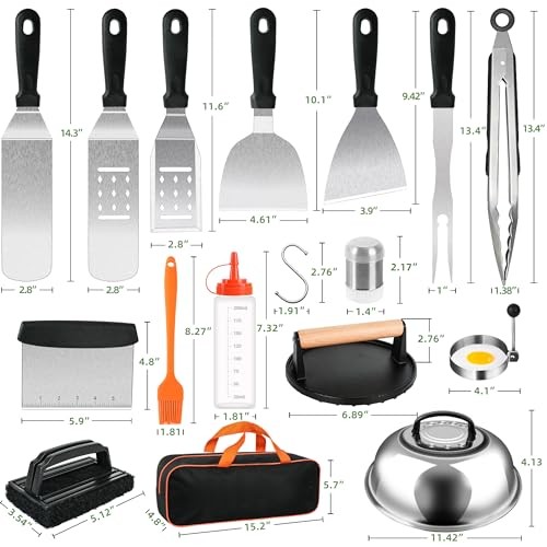30PCS Griddle Accessories Kit, Flat Top Grill Accessories Set for Blackstone gallery