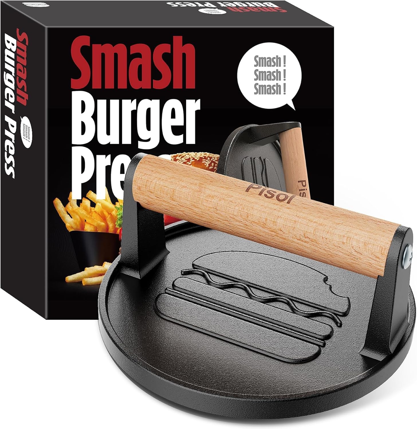 Cast Iron Burger Press Grill Tool gallery