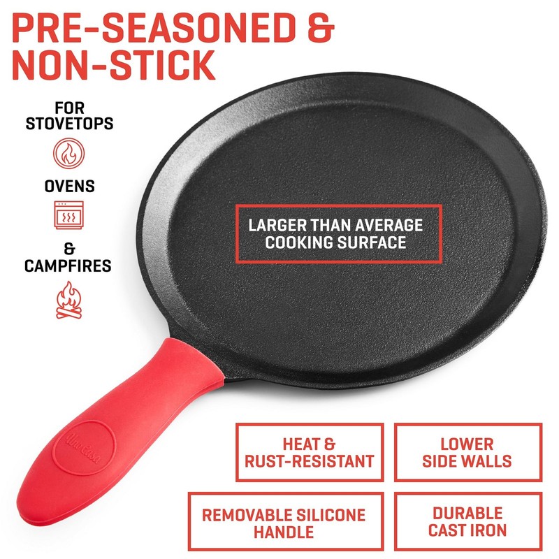 Uno Casa Tortilla Master Kit - Tortilla Press 8 Inch with 10.5 IN Comal Pan, ... gallery