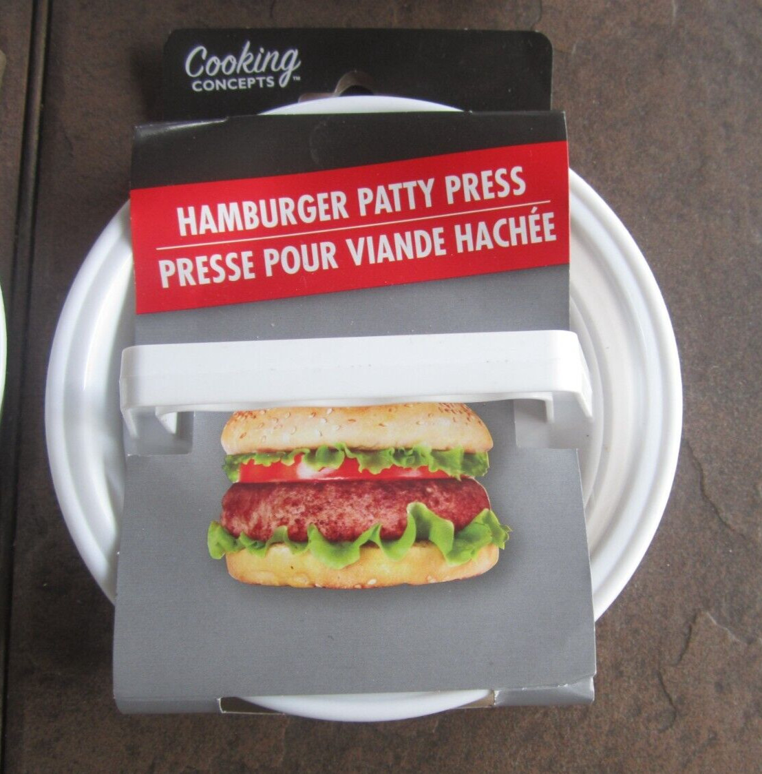 LOT OF (4) Cooking Concepts Hamburger Patty Press BRAND NEW gallery