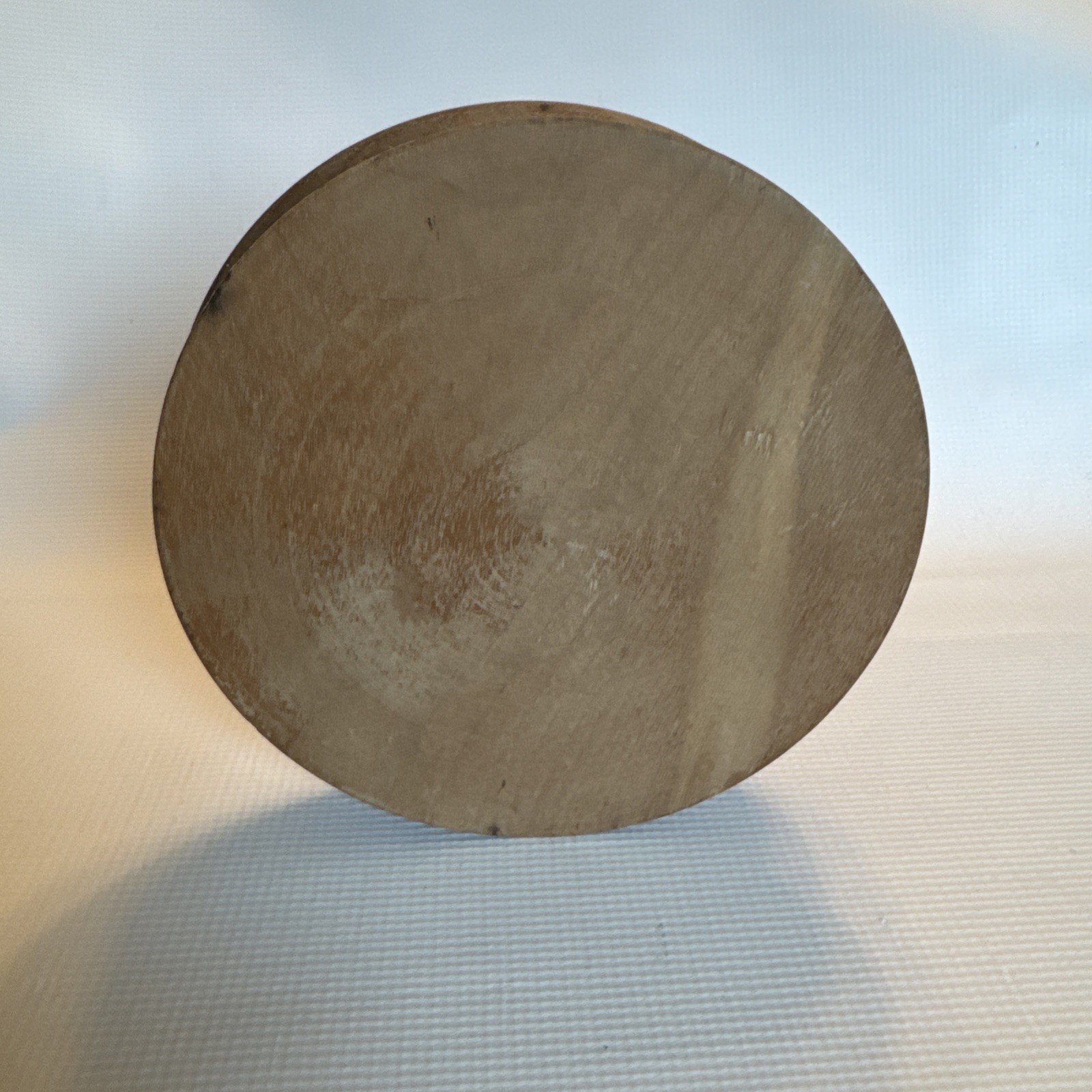 Wooden Hinged Round Hamburger Press Folk Art Painted Rooster Country Vintage 7” gallery