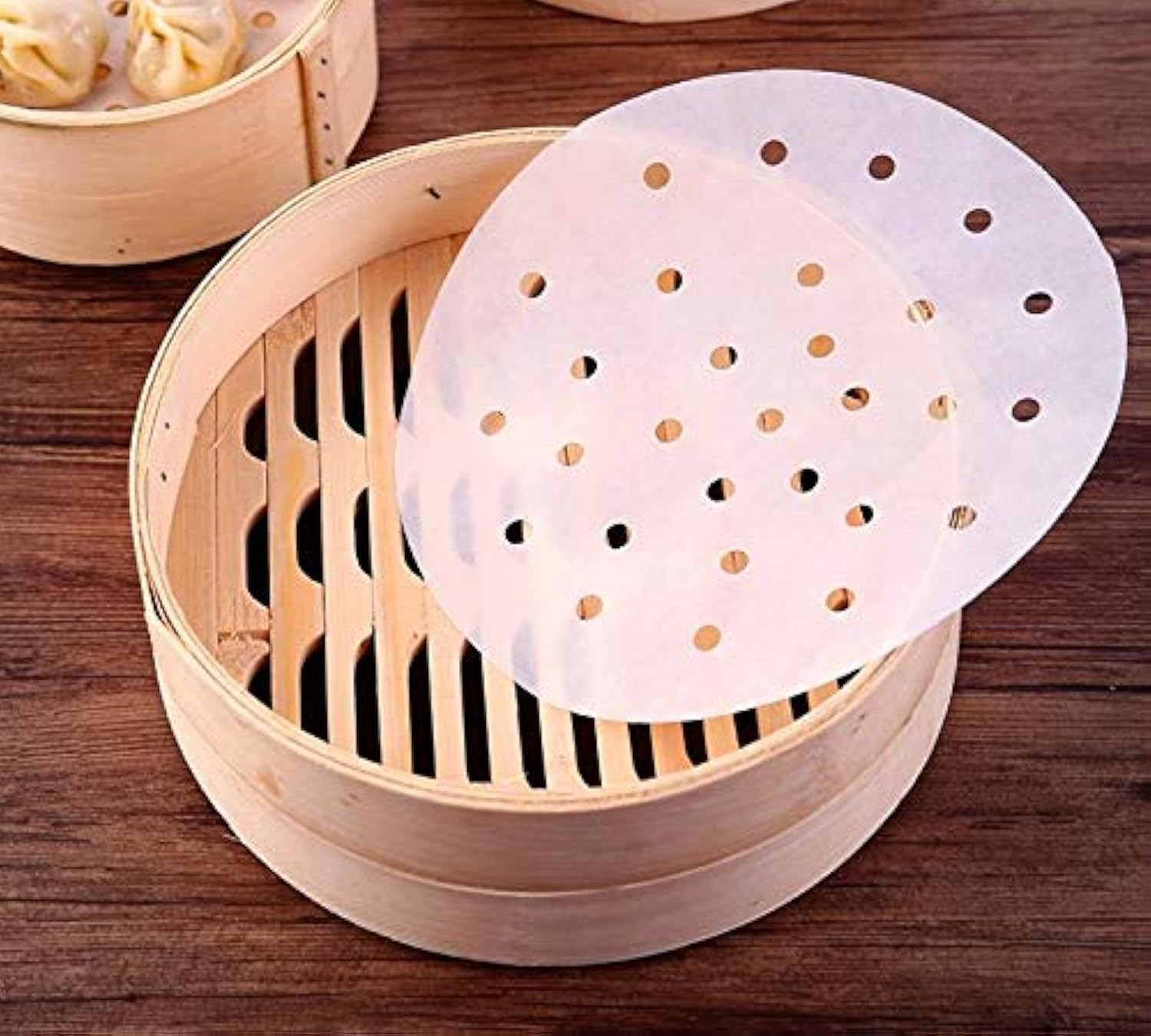 100pcs Air Fryer Liners, 10 inches Bamboo 10-Inch(100PCS), 10-Inch(100PCS) gallery