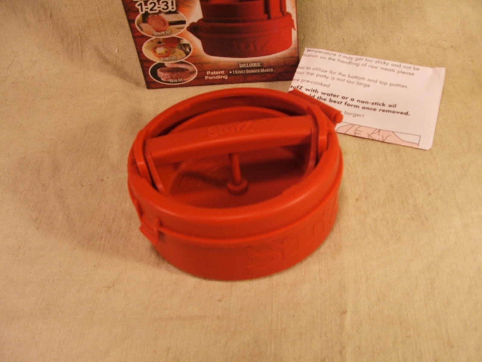 Stufz Stuffed Burger Press Hamburger Maker As Seen On TV Cooking Grilling BBQ gallery