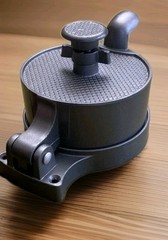 BURGER SINGLE PRESS NON STICK CAST ALUMINUM ADJUSTABLE HAMBURG MOLD HEAVY DUTY