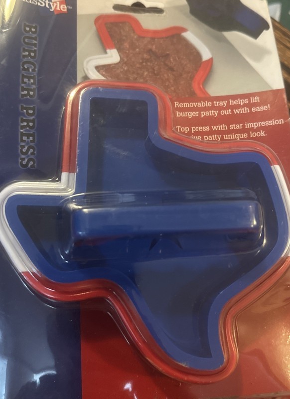 Texas Shaped Burger Press Cookie Cutter New In Package gallery