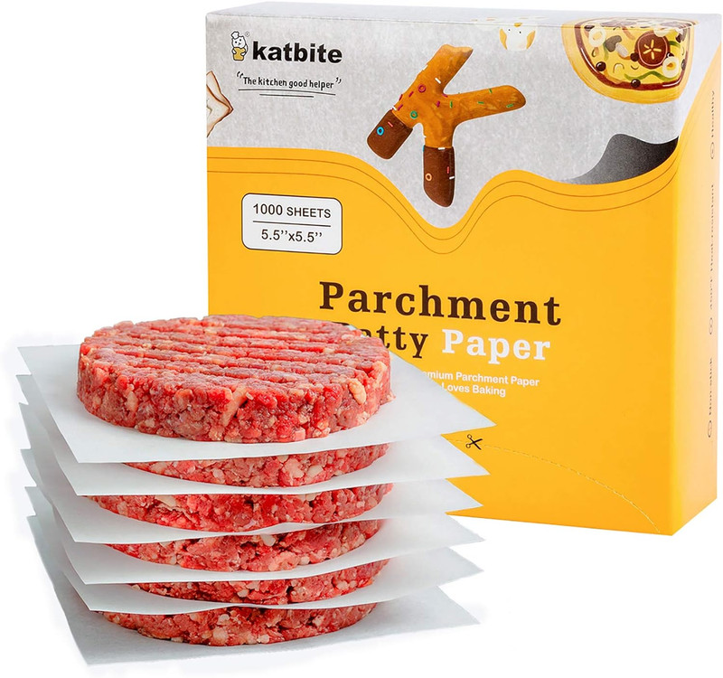 Hamburger Patty Paper 1000Pcs, 5.5"X5.5" Non Stick Parchment Paper Squares Sheet gallery