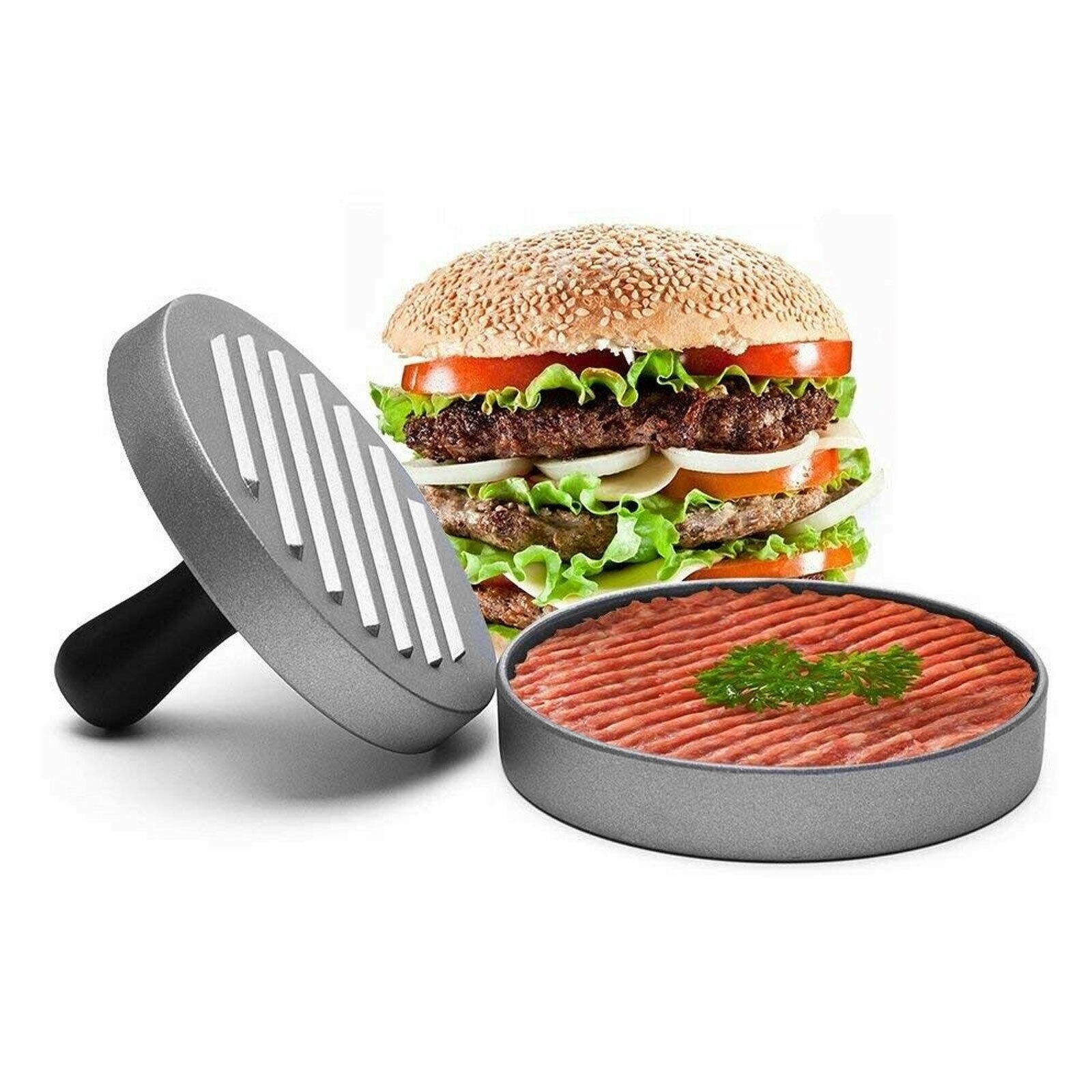 Burger press Hamburger former Patty press Grill meatballs Non-stick BBQ gallery