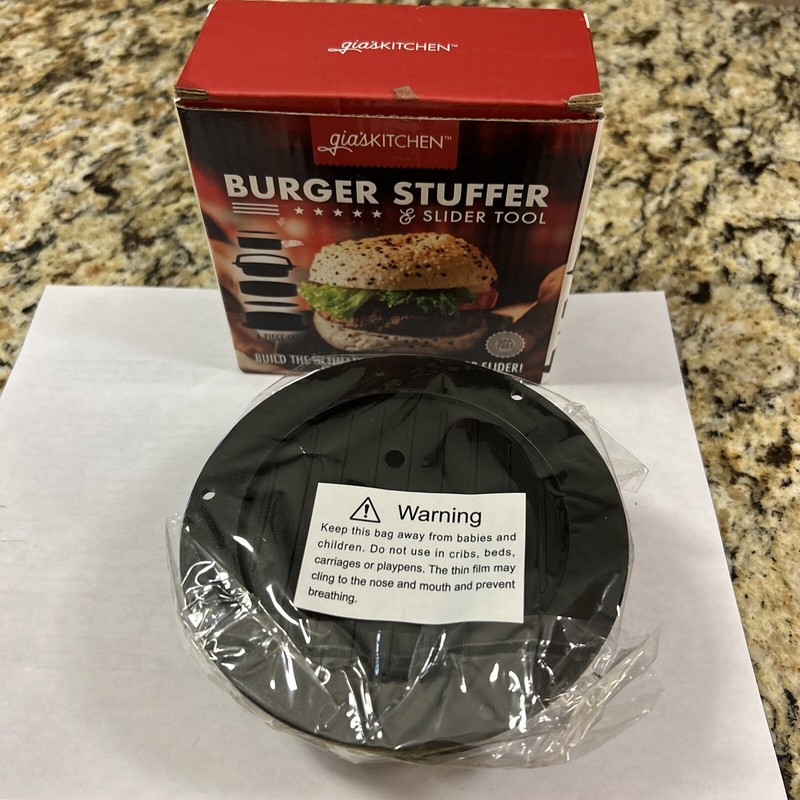Hamburger Press Gourmet Burger Maker Stuffer And Slider Tool NEW gallery