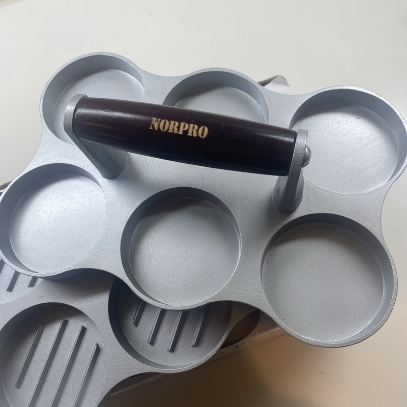 Norpro Mini Burger Press for 6 Sliders 20oz Non-Stick Aluminum gallery