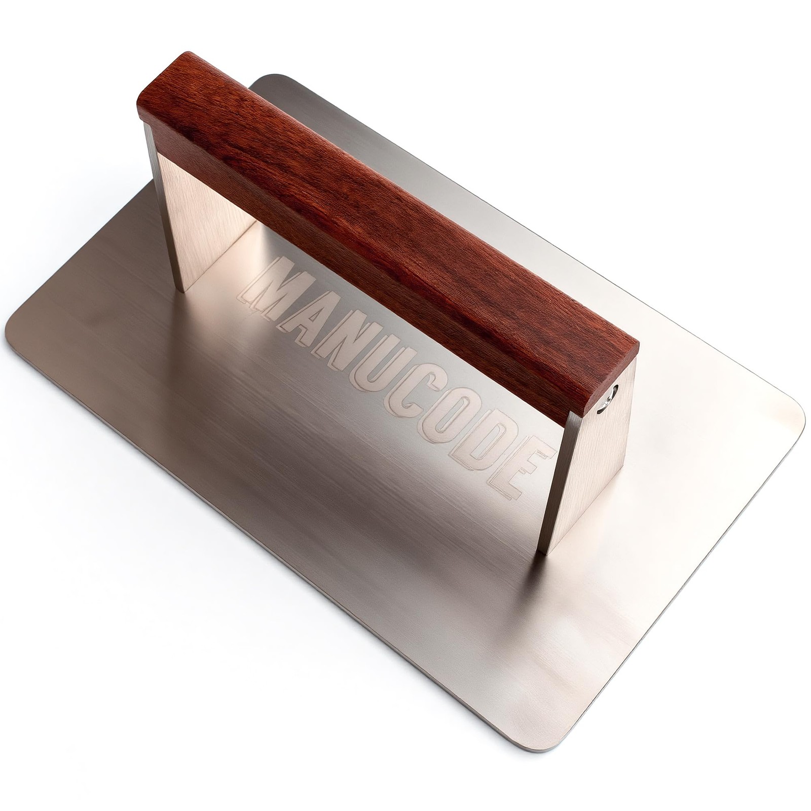 Stainless Steel Bacon Press - 3.2 LB Heavy Cooking Weigh- 9.25 x 5.7 Inches gallery