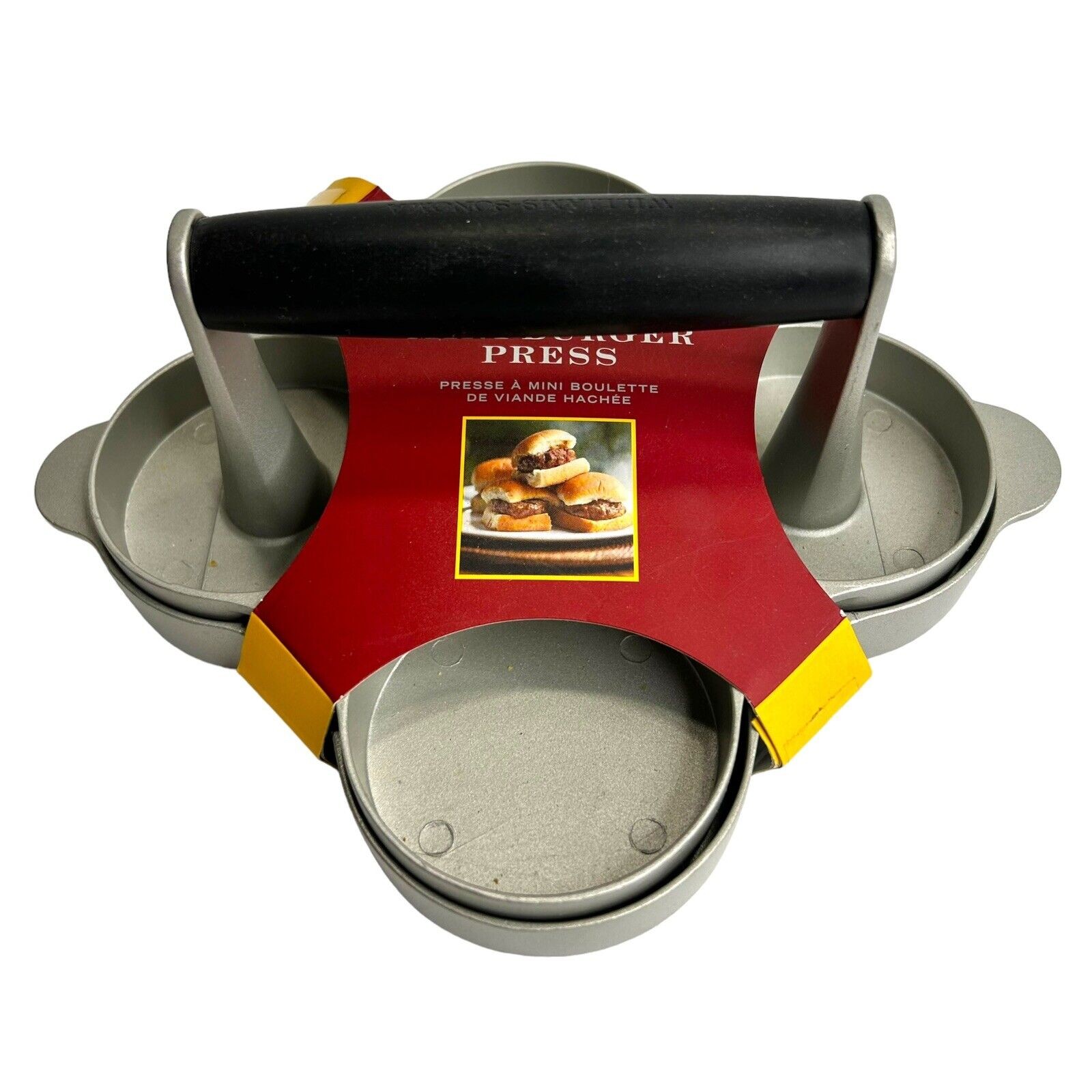 Williams Sonoma Nonstick Mini Slider Burger Press 4 -Hole gallery