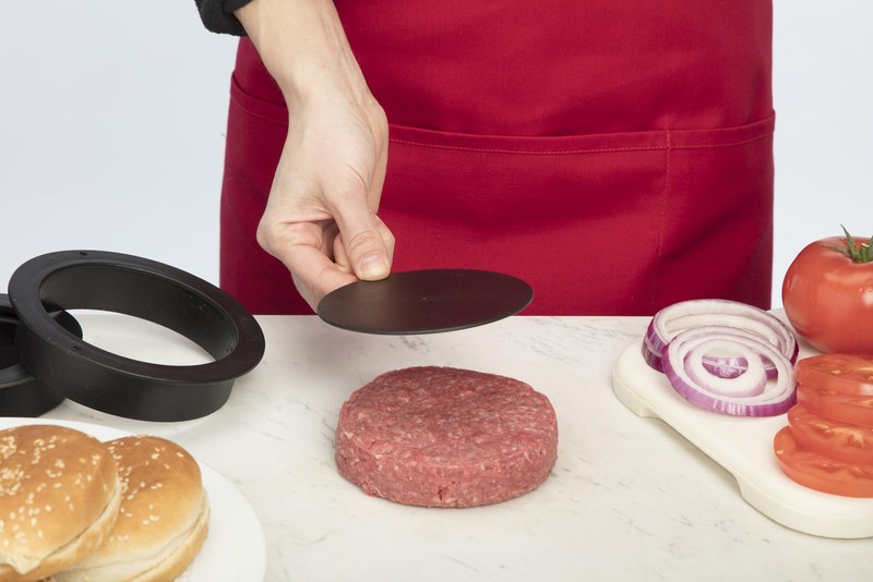 Stuffed Burger Press 4 in 1 Patty Maker Slider Mold Nonstick 4Inch gallery