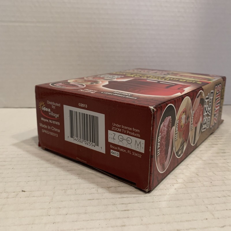 StufZ - Americas Stuffed Burger - Burger Press - As Seen on TV - New Sealed Box gallery