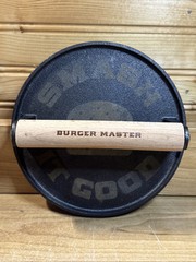 Smash Burger Press Cast Iron Grill Press Burger Master 6”