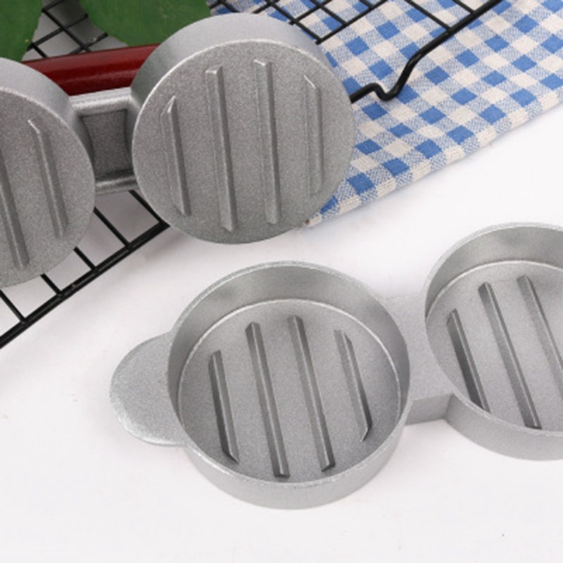 Hamburger Presses Nonstick 3 Slot Small Burger Patties Triple Beef9996 gallery