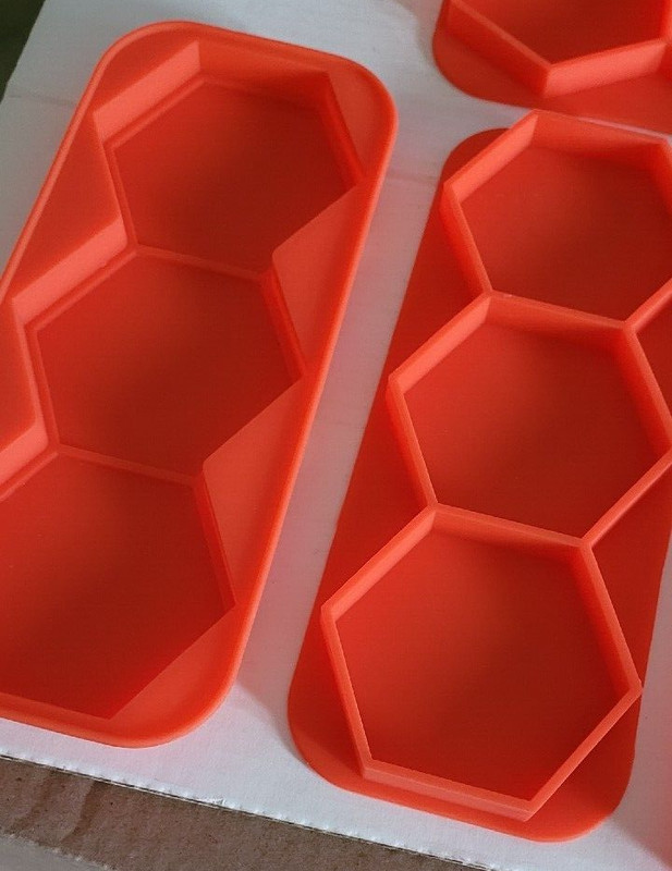 Set of 3 Silicone Hamburger Maker Storage 9 Molds Patties Camping Cookout Freeze gallery