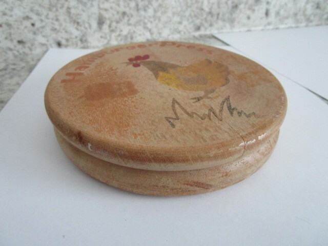 Vintage Wooden Hamburger Roaster Press 1960's Distressed Retro Kitchen Kitsch gallery