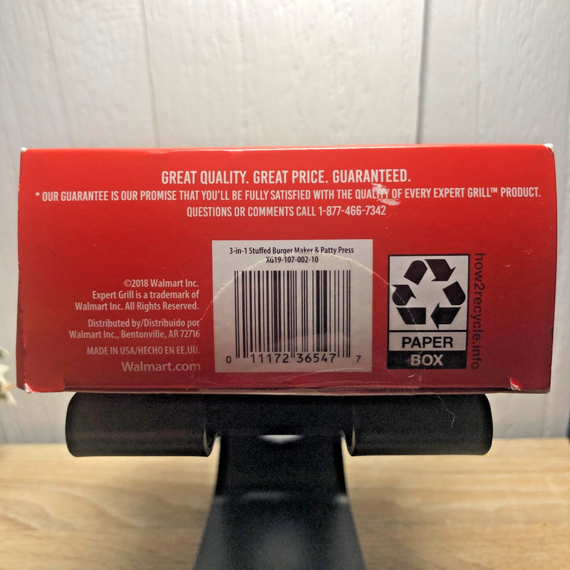 NEW Expert Grill 3-in-1 Stuffed Burger Maker & Patty Press – Round – USA Made gallery