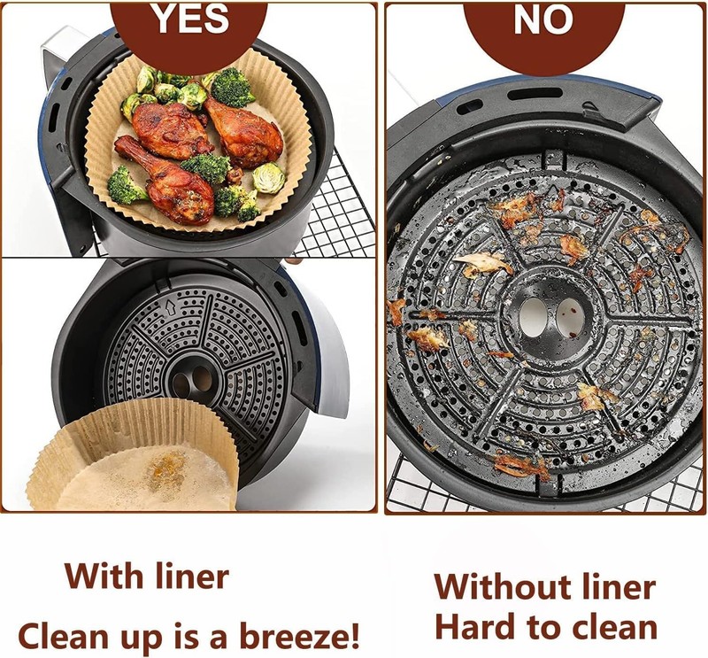 Air Fryer Liner Round,100PCS 7.9 inch to 9 Baking 7.9inch, Round-100PCS gallery