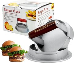Hamburger Press Patty Maker, 3-in-1 Adjustable Burger Shaper Mold for 1/2 lb,…