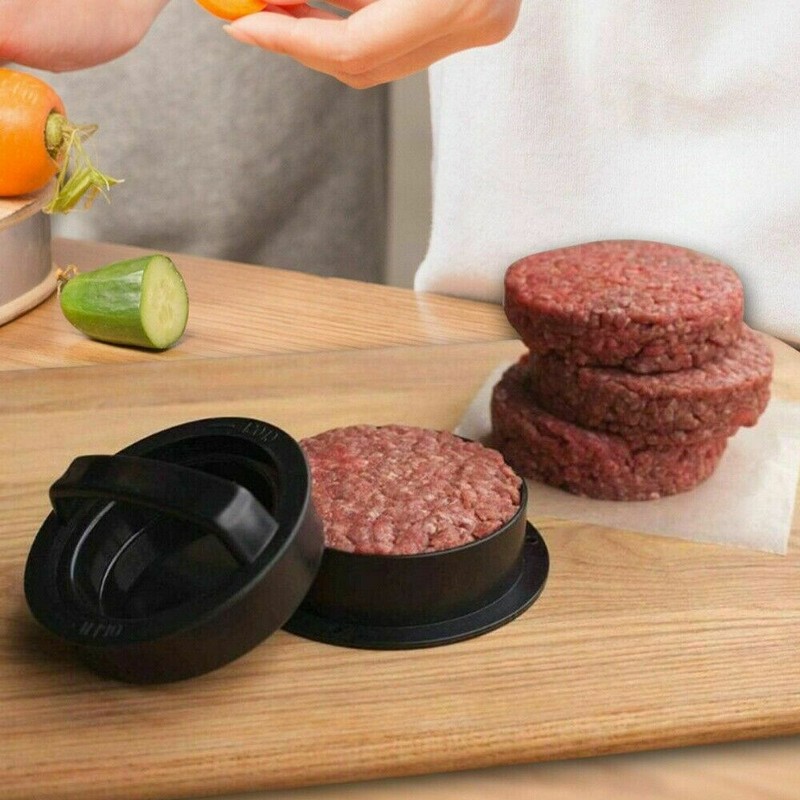 Non Stick Stuffed Burger Press Hamburger Patty Molds Maker Sliders Kitchen BBQ gallery