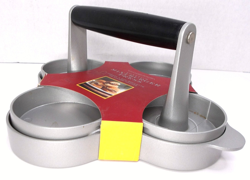 Williams-Sonoma Nonstick Mini Burger Press, Cast Aluminum, Makes 4 gallery