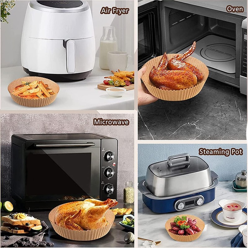 Air Fryer Liner Round,100PCS 7.9 inch to 9 Baking 7.9inch, Round-100PCS gallery