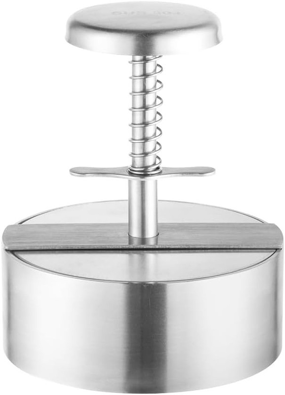 304 Stainless Steel Burger Press - 4.5" Hamburger Patty Maker, Heavy Duty Sta... gallery