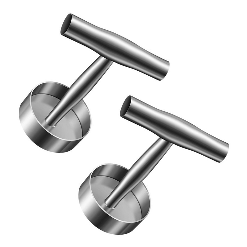 2 Pcs Grill Press for Smash Burgers Hamburger Patty Maker Smasher gallery