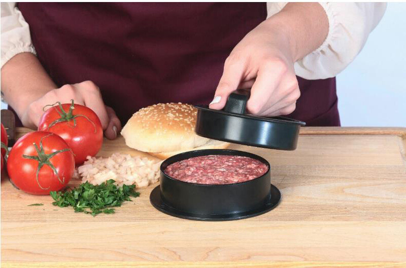 Non Stick Stuffed Burger Press 3 IN 1 Hamburger Patty Molds Maker BBQ Kitchen gallery