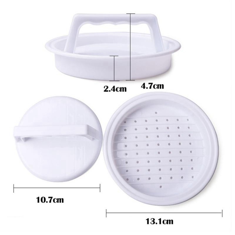 Kitchen Hamburger Meat Beef Maker Grill Burger Patty Mould Press Mold Tools5147 gallery