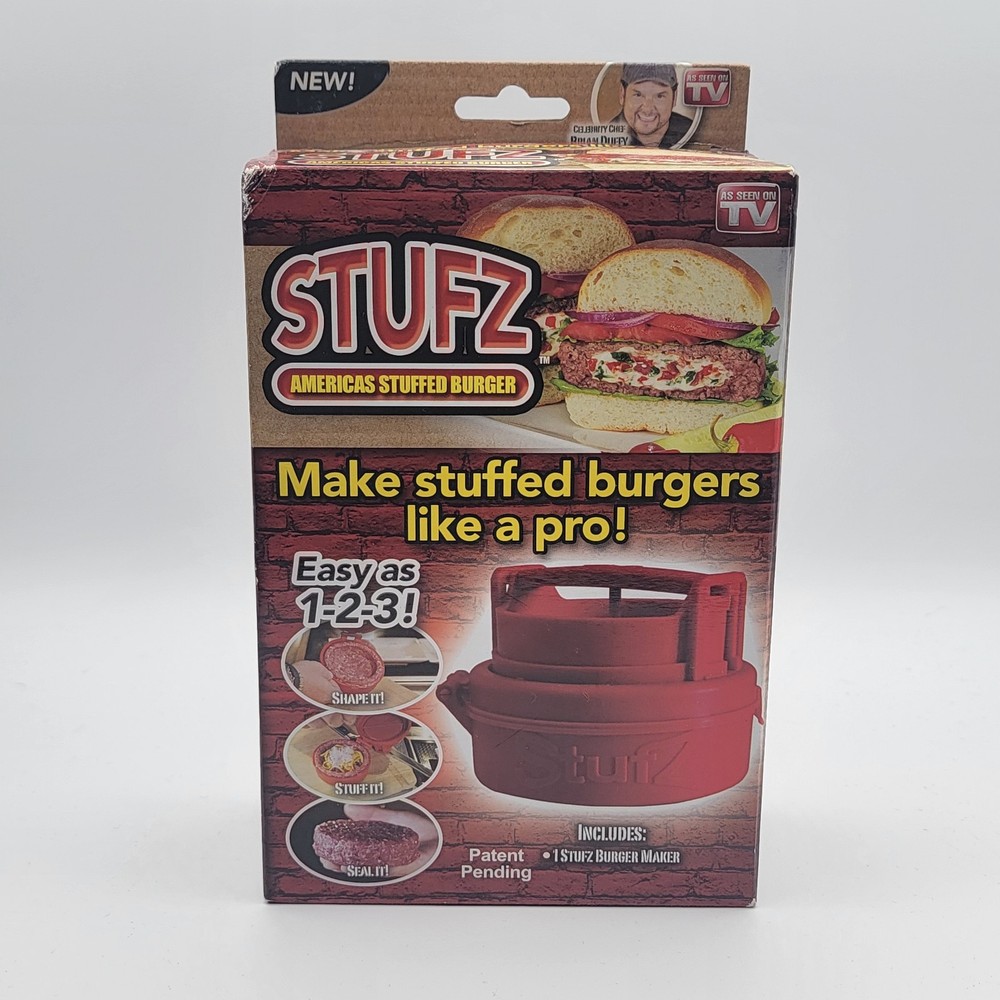 STUFZ America’s Stuffed Burger Maker As Seen On TV (New)
