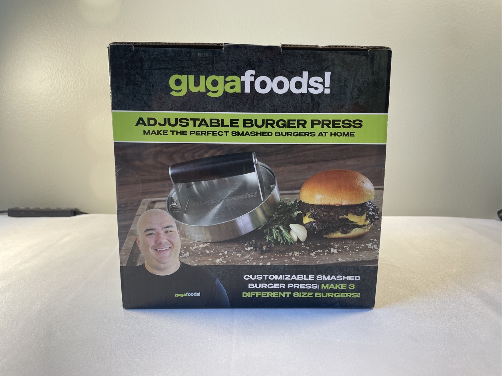Guga Foods! Adjustable Burger Press Make The Perfect Smash Burger gallery
