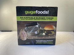 Guga Foods! Adjustable Burger Press Make The Perfect Smash Burger