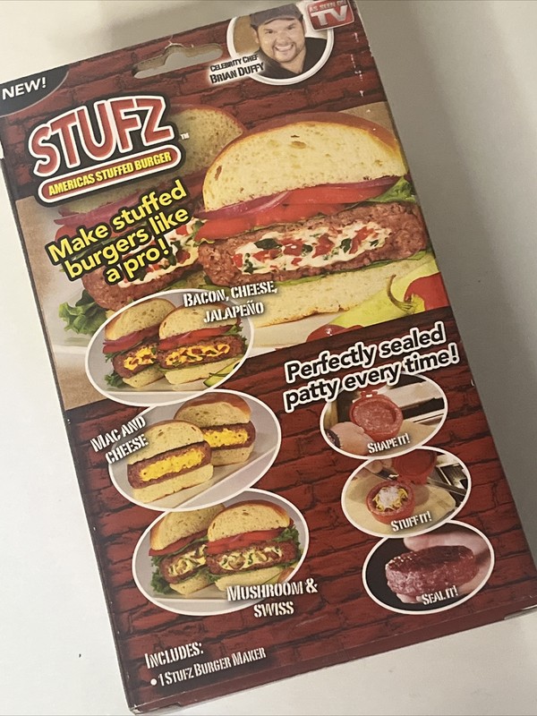 Stufz Stuffed Burger Press - Hamburger Patty Maker - As Seen On TV gallery