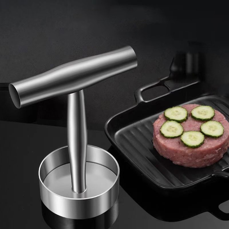Hamburger Meat Beef Press Stainless Steel BBQ Patty Maker New gallery