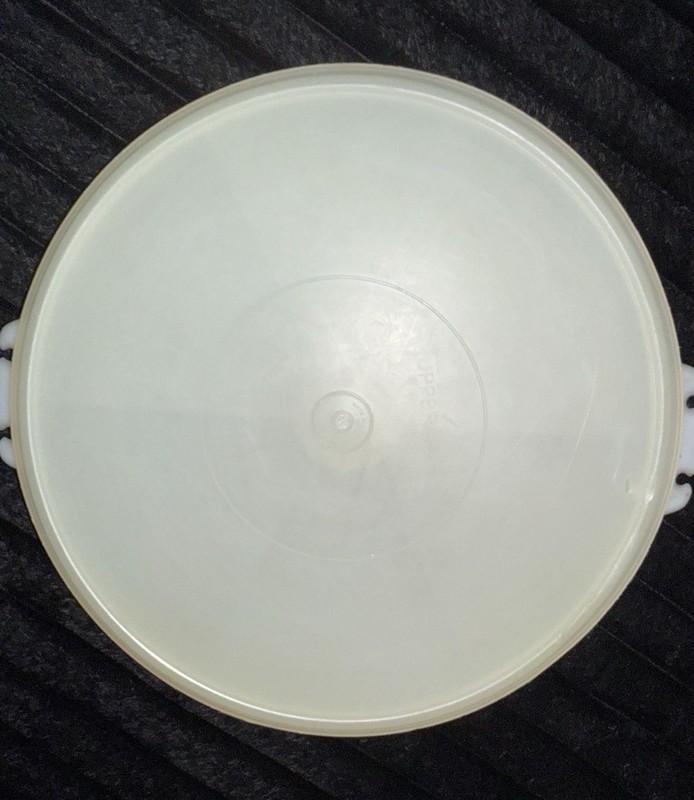 Tupperware White Plastic Large 7-Hole Burger Press Single Dishwasher Safe gallery