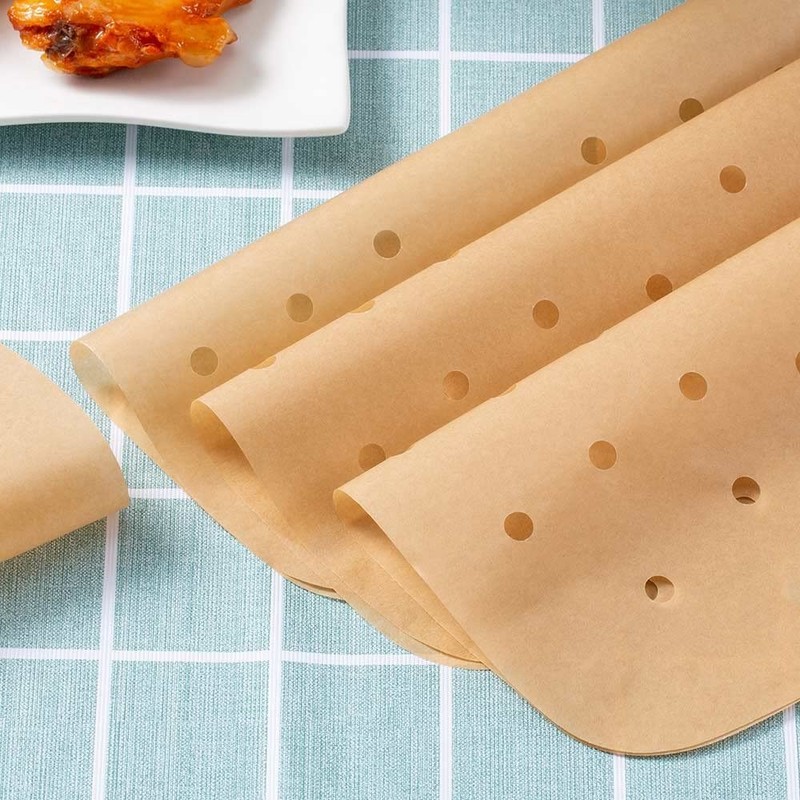 MFJUNS 200PCS Parchment Paper, 9 9”x 9“-200 Pack Square Unbleached, Brown gallery
