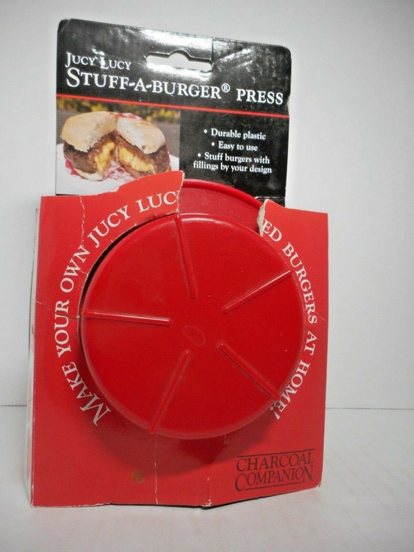Jucy Lucy Stuff-A-Burger Press Charcoal Companion CC5119 Camping Tailgating gallery