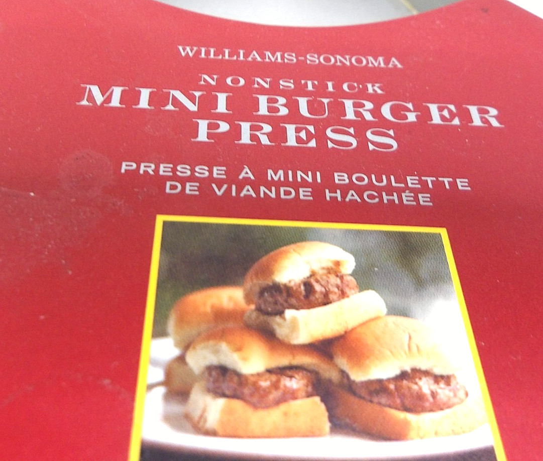 Williams-Sonoma Nonstick Mini Burger Press, Cast Aluminum, Makes 4 gallery