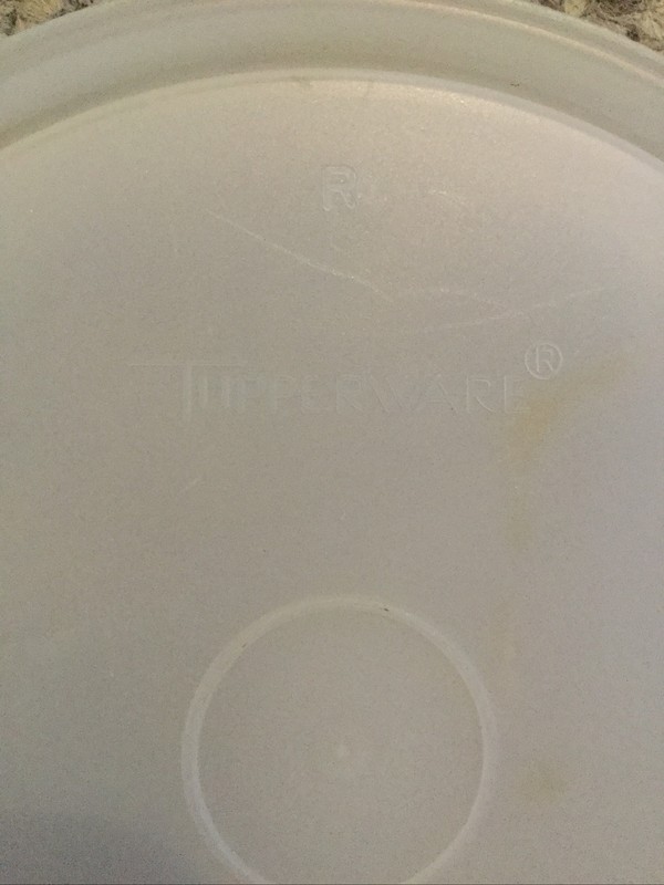Vintage Tupperware Burger Press 1927-3 1926-3 Ring Press 4 Keepers no Lid gallery