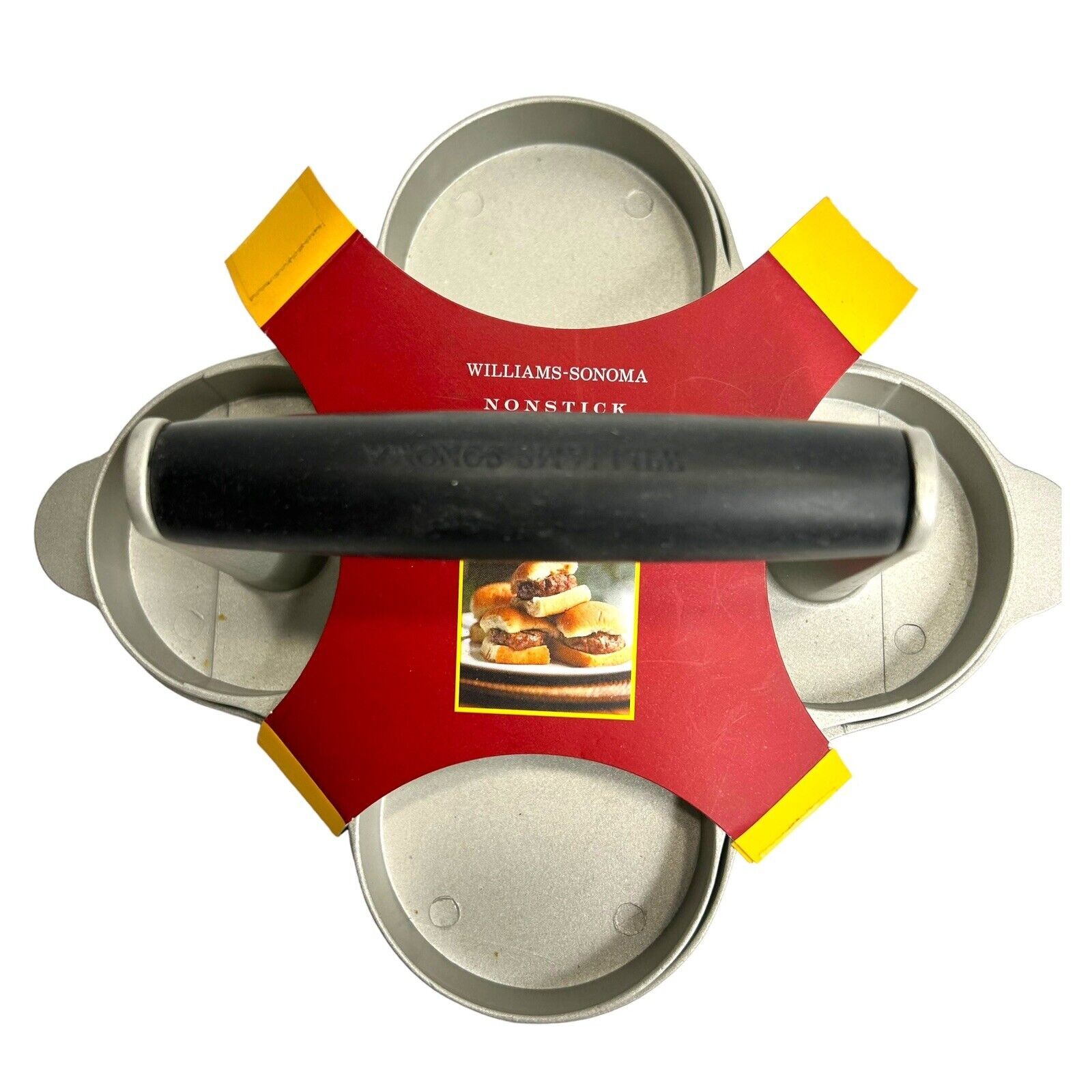 Williams Sonoma Nonstick Mini Slider Burger Press 4 -Hole gallery