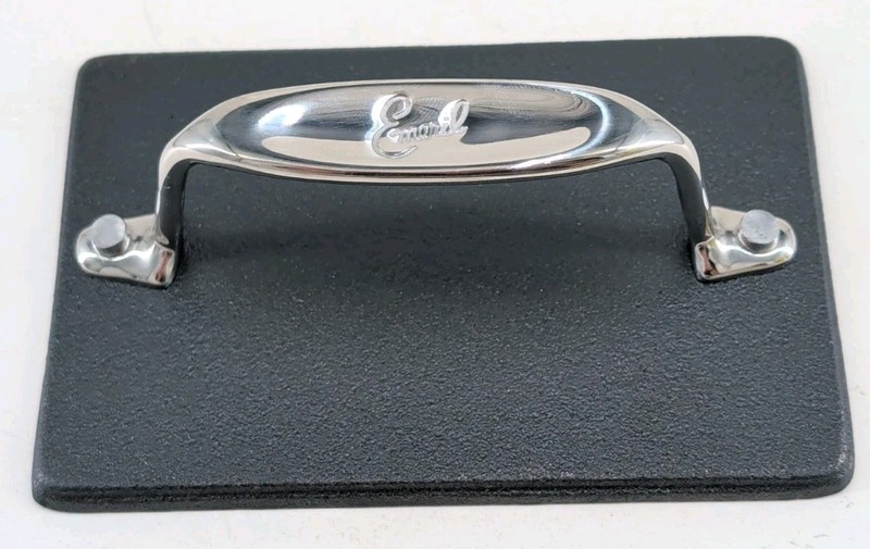 All-Clad Emerilware Cast Iron Bacon Press 4.5" x 6.75" Pre-Seasoned Grill Weight gallery