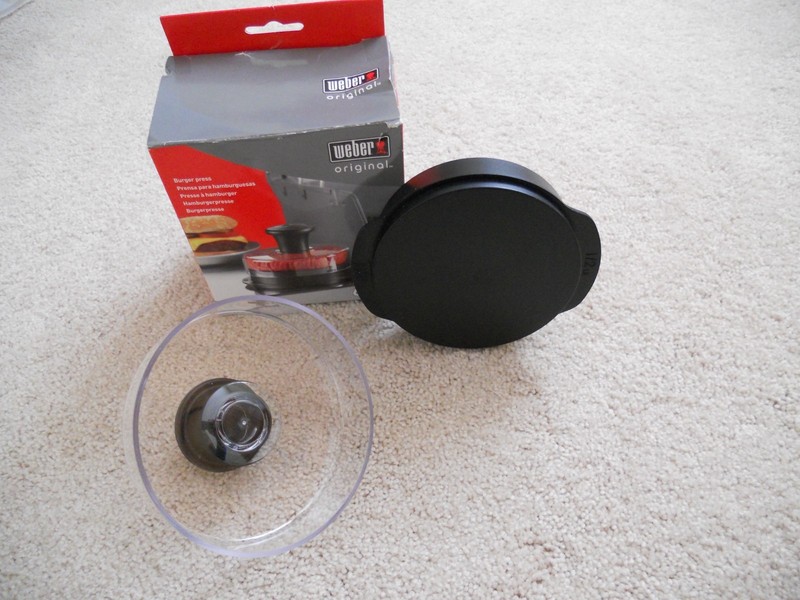 Weber Burger Press - Hamburger Patties BBQ Grill Accessory 1/4 lb & 1/2 lb 6483 gallery