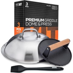 Flat Top Griddle Accessories Set for Blackstone and Camp Chef Griddle – Round…